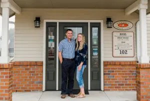 Dr. Glenn and his wife at Kirt M. Glenn DMD PC