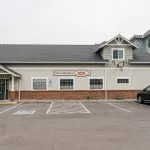 front of office building